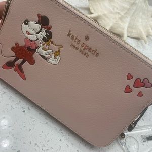 Disney X Kate Spade New York Minnie Mouse Double-Zip Crossbody